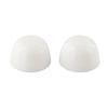 2 Pair of Plastic Stinkpot Bolt Cover Toilet Anchor Screw Cap for Home