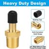 Deflation Capability Air Compressor Tank Valve Brass Fill Valve Tire Valve Core