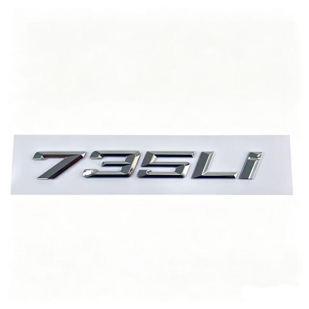 Compatible BMW 3, 5, 7 Series 320Li, 530Li, 740Li Rear Emblem Displacement Sticker.