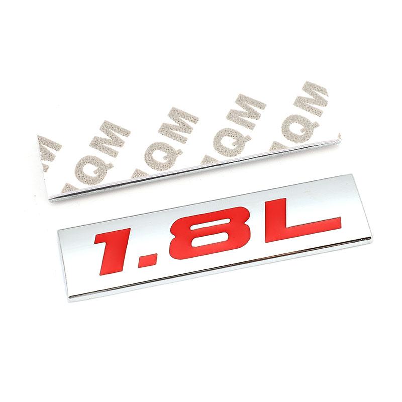 Car Sticker 1.4L 1.5L 1.6L 1.7L 1.8L 1.9L Emblem Badge Decals for f111 SUV Toyota Mini Peugeot Honda Volkswagen VW Focus Hyundai 111F