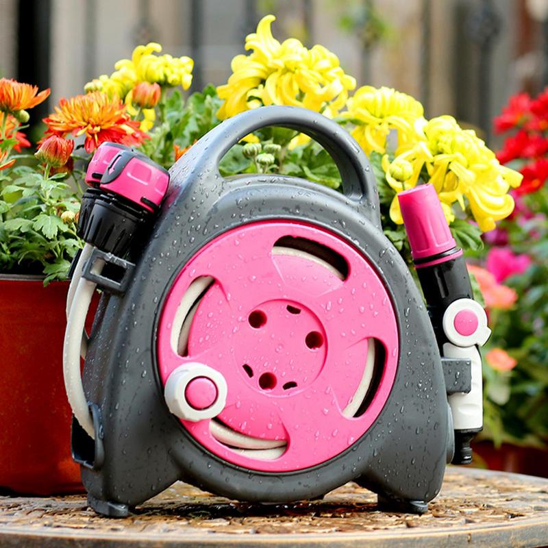 Retractable Automatic Winding Machine Garden Water Hose Reel Tool Car Wash Hose Reels For Watering 38FT Car Wash Supplies