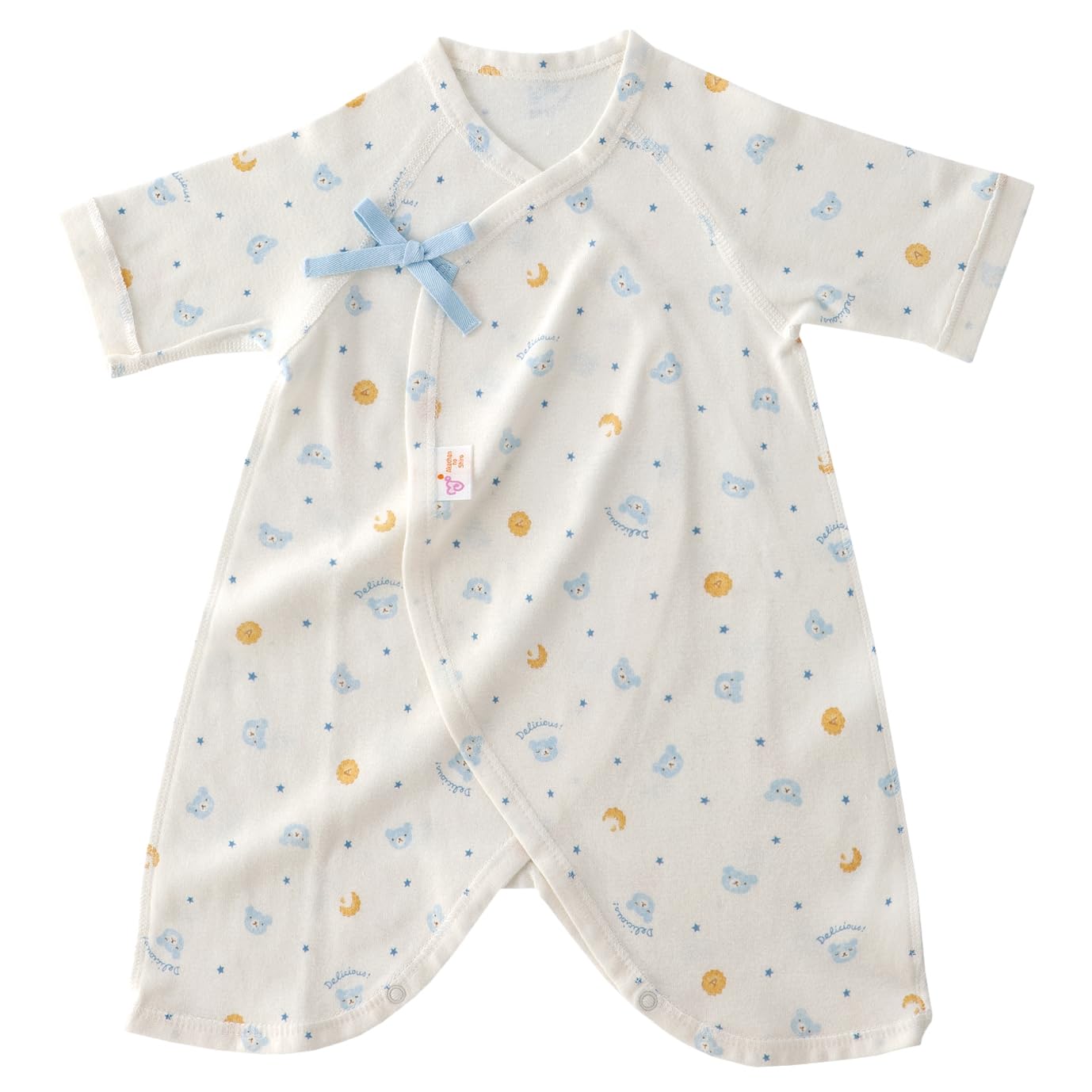 

Baby Castle Combi Sizes Bear Made in Japan Underwear, 50-60, Cookie, Sax,