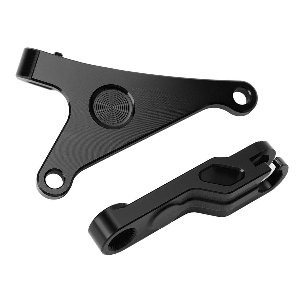 Clutch Arm Extension Lever Bracket for MT-07 2018-2022 Aluminum Alloy Clutch Arm Lever Bracket for Tenere 700 XTZ700 2019-2024 (Black)