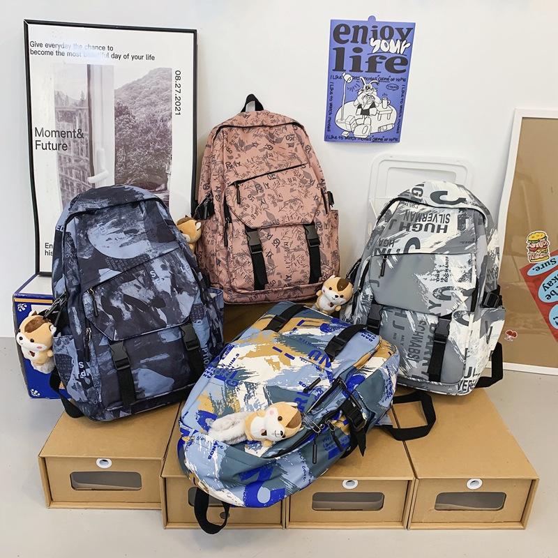 Большая емкость напечатала школьную сумку граффити рюкзака для учащихся средней школы — фото 6