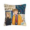 Project Hail Mary Square Pillow Cases Ryland Grace Rockys Cushion Cover Custom Polyester Decorative Pillowcover for Car 40*40cm