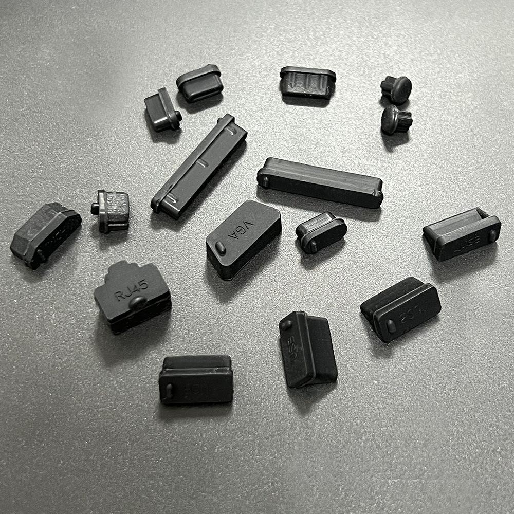 16Pcs/set Universal Anti Dustproof Notebook Port Plug Silicone Protector USB Elastic Laptop Computer Cover Stopper