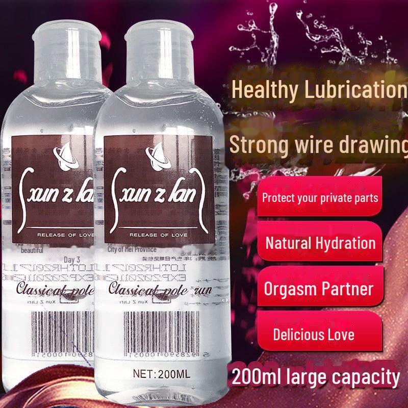 Xuanzilan 200ml Water-Soluble Lubricant for Men & Women - Ideal for Sex Toys & Anal Use