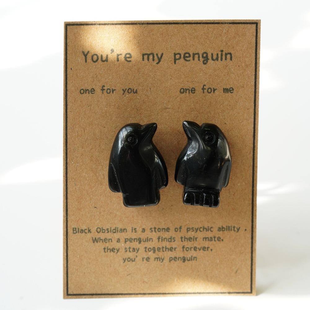1 Paar Romantischer Stil Pinguin Geschenk Andenken Qualität Pinguinform Jubiläumsgeschenk Passendes Paar Andenken Für Ihn & Sie