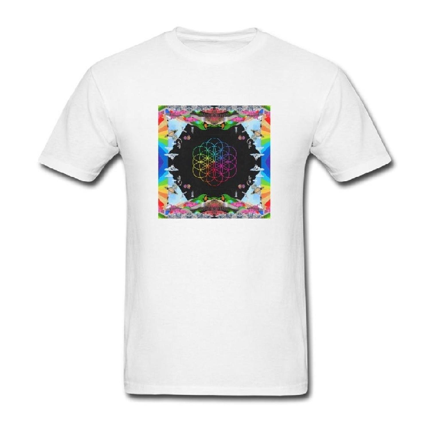 CNTJC Men s Coldplay Band T Shirt S XXXXXL белый