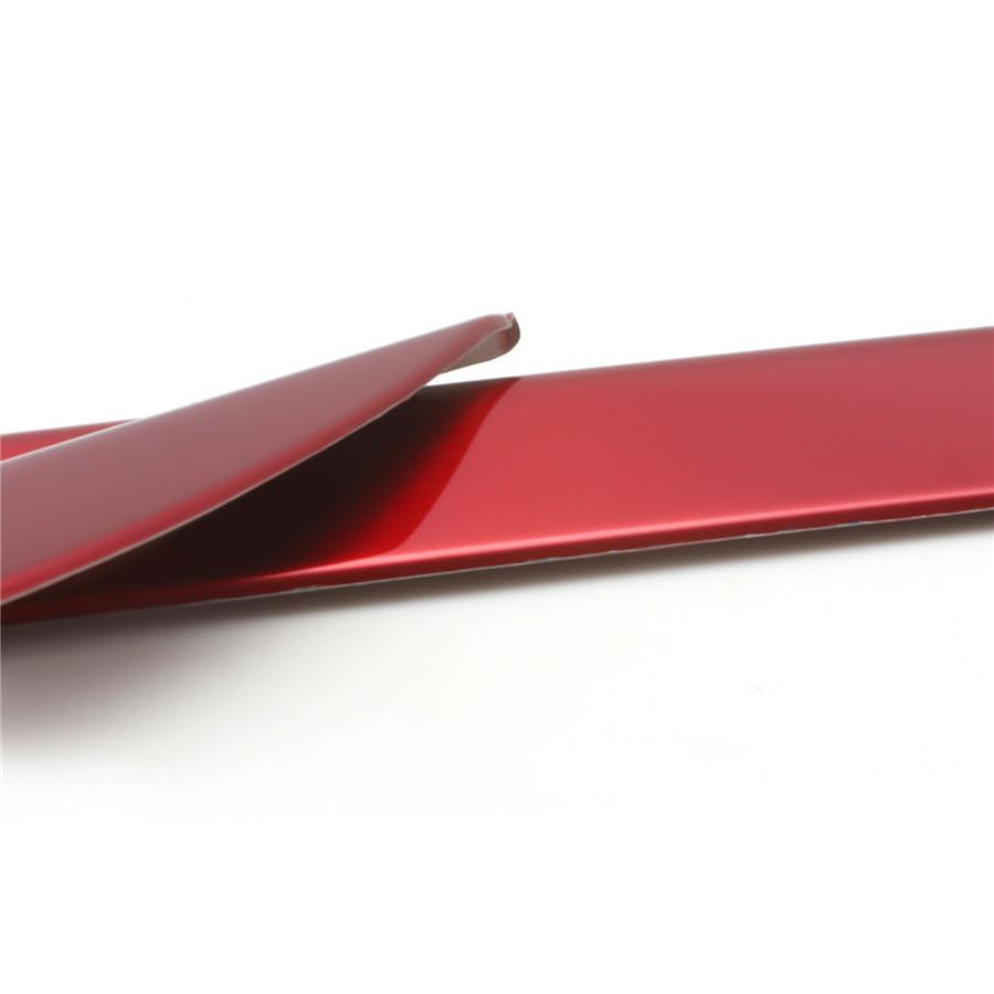 4 Pcs Red Color Front Rear Bumper Grille Cover Trim For Toyota Camry 2018 2019