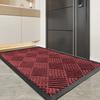 Non-slip Indoor Doormat Rubber Mat Scraper Dustproof Dirt Resistant Home Essential Durable Rubber Mat