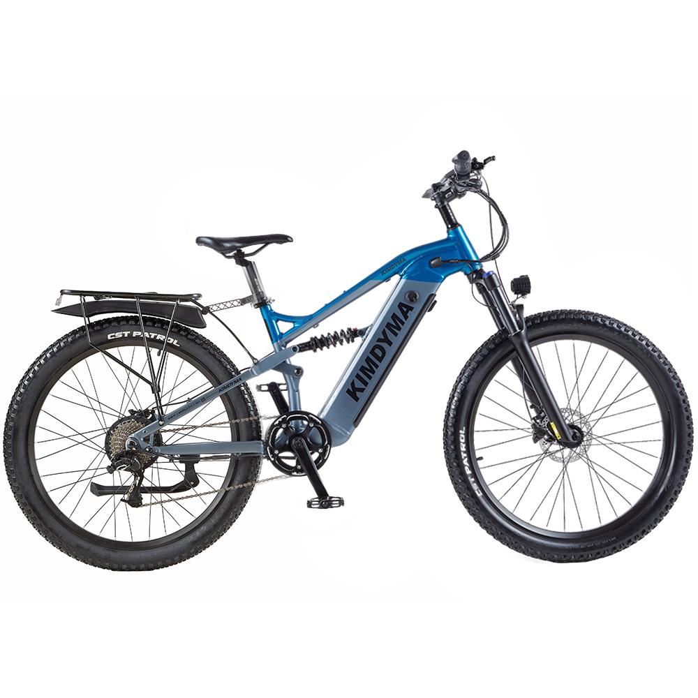 Elcykel Terräng KIMDYMA 27.5" 1000W Motor Vuxen Ebike 48V 20AH Max Räckvidd 160Km Last 150Kg K01
