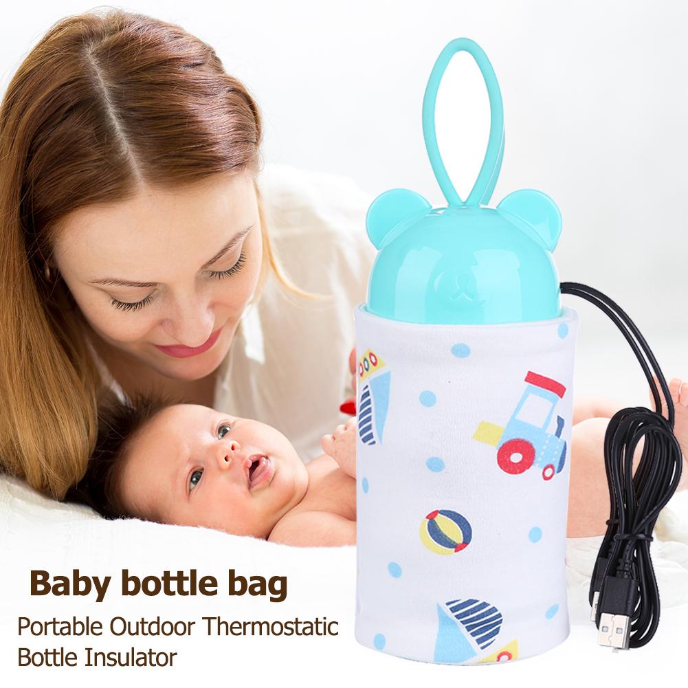 Fashion Baby Infant Feeding Bottle Warmer Protective Sleeve Cup Thermal Bag