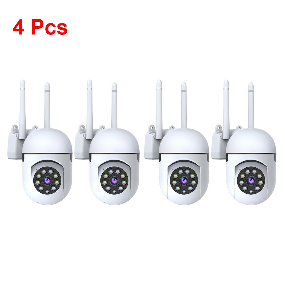 1/2/4 PCS 1080P Security Camera Wired, 2.4G/5G WiFi Home Surveillance Cam with 360° Pan/Tilt, Color Night Vision, Motion Detection, SD/Cloud Storage