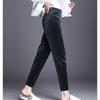 Autumn Winter Women Solid Color Pant Casual Elastic High Waist Straight Leg Trousers LooseCorduroy Warm Thick Haren Pants Female