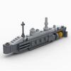 MOC Mini Warship Building Blocks Submarine Soldiers Carrier Ship Boat Bricks Toys Boys Gift