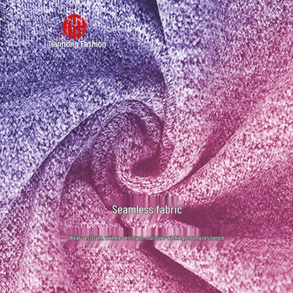 Zestaw do jogi bez szwu: Top z krótkim rękawem i legginsy podnoszące biodra dla kobiet