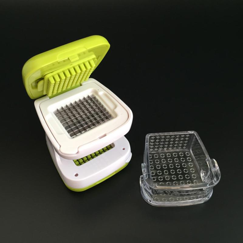 2In1 Mini Garlic Press Chopper Manual Garlic Mincer Slicers Grater With Storage Box Kitchen Fruit Vegetable Toolsols
