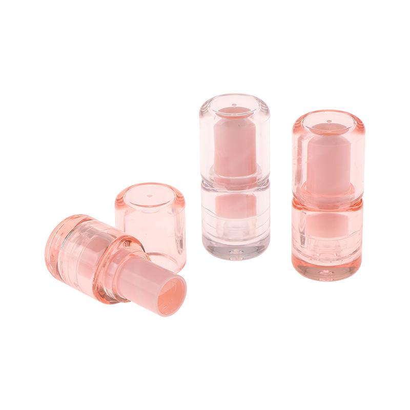 3.5ml Circular Semi Transparent Empty Lip Balm Tubes Lipstick Storage Container Bottle Lip Gloss Travel Makeup Packaging