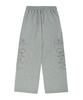 EASY NO EASY Stud Needle Work Sweatpants - Grey