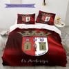 BRA logo Bedding Quilt Set Quilt Cover Pillowcase Home Decoration Birthday Gift (1 * duvet cover + 2 * pillowcase, without core)
