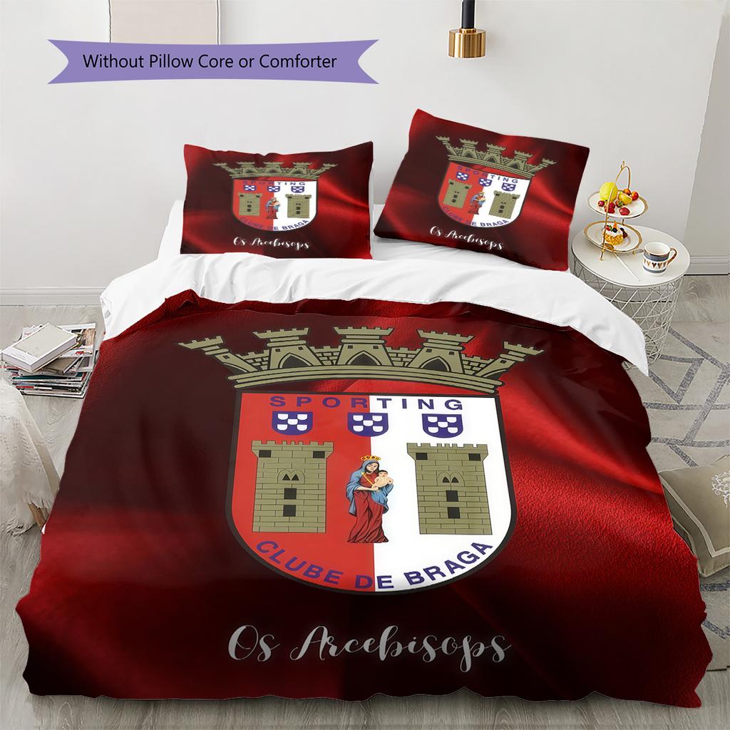 BRA logo Bedding Quilt Set Quilt Cover Pillowcase Home Decoration Birthday Gift (1 * duvet cover + 2 * pillowcase, without core)