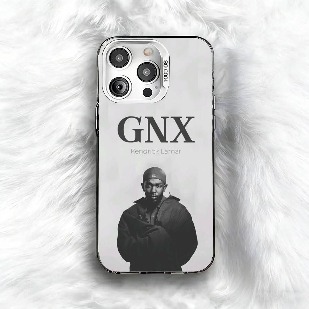 K.Dot-K-Kendrick L-Lamar Phone Case For iPhone 16 17 15 14 12 13 Pro Max Black Color Shockproof Cover