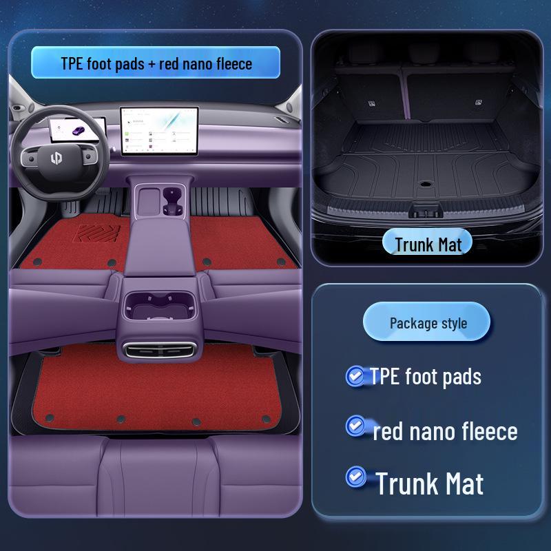 Leapmotor C10 TPE2026 Floor Mats - Complete Set for New Car Interior