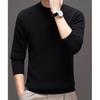Raphenny Men's Round Neck 99% Wool Pullover Sweater