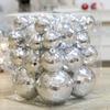 Elegant Christmas Sphere Ornament Christmas Hanging Pendant Assorted Checkered Sphere Baubles for Home Festivities