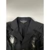 COMMEdesGARCONS HOMME PLUS PL-J045 23AW Faux Fur Cut-out Long Jacket Jacket M blackUsed
