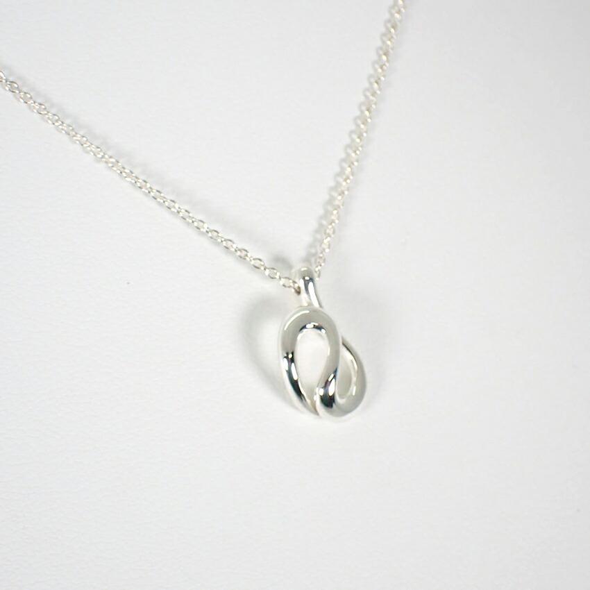 [Used] TIFFANY/Tiffany 925 Open Wave Pendant/Necklace/j9-1