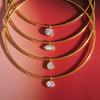 Gold Plated Pendant Necklace Stainless Steel Neck Collar Retro Neck Chain  Fashion Jewelry