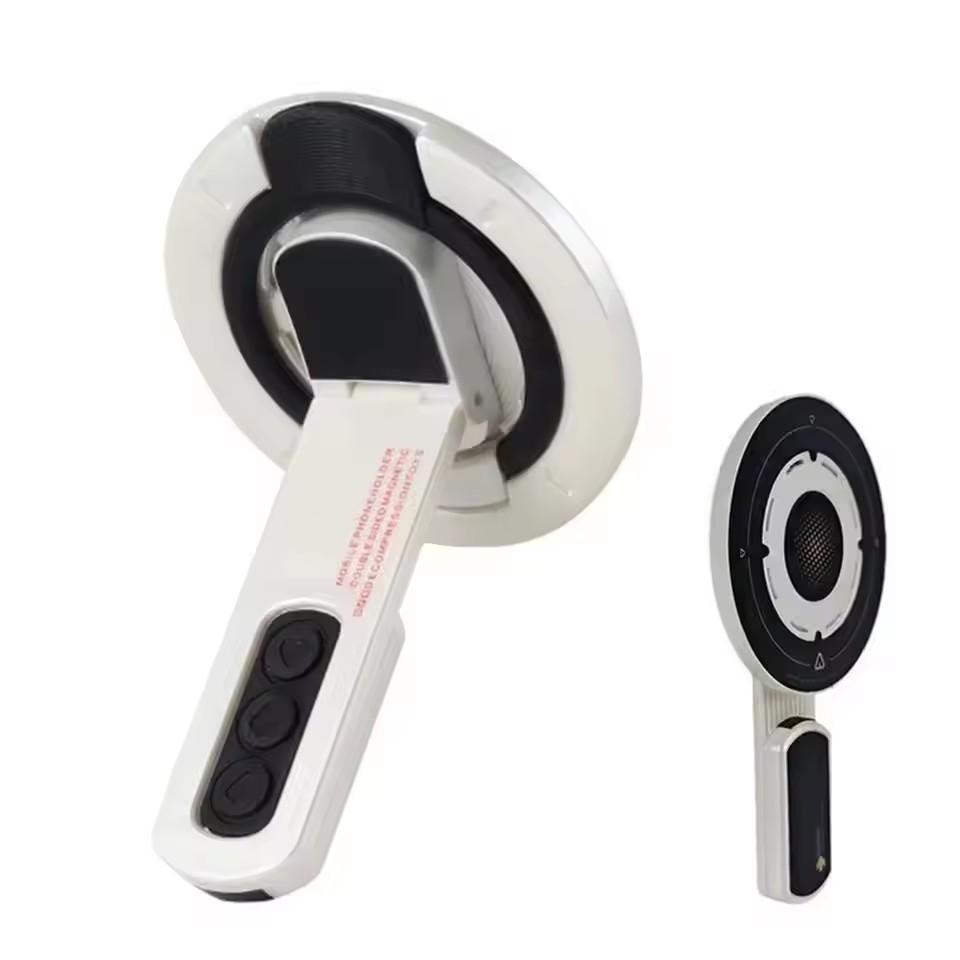 Double Sided Magnetic Finger Ring Holder Rotate Phone Stand Multi Function Phone Stand For iPhone 17 16 Portable Lazy Man Stand