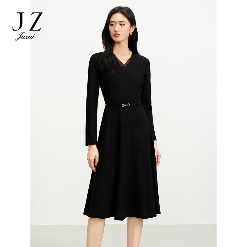 

Элегантное платье JUZUI с V-образным вырезом и поясом на талии XL