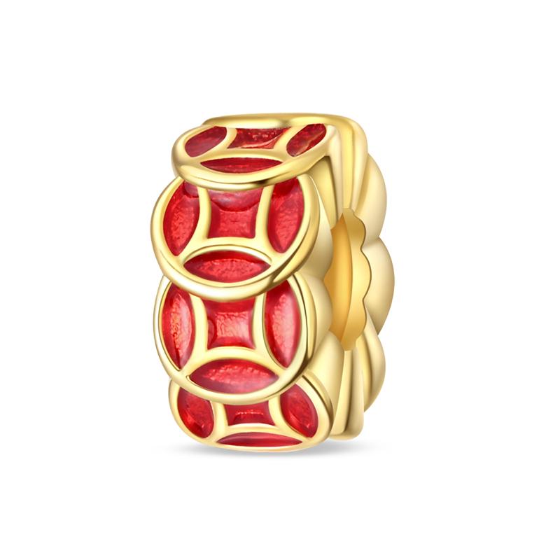 Nouveaux Charms Chat Porte-Bonheur Dieu de la Richesse en Argent 925 pour Bracelet Pandora Bijoux DIY Cadeau du Nouvel An Heureux