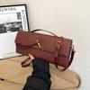 Single-shoulder Baguette Bag, A Niche and High-end Horizontal Hand-held Evening Bag, A Versatile and Elegant Crossbody Bag Casually