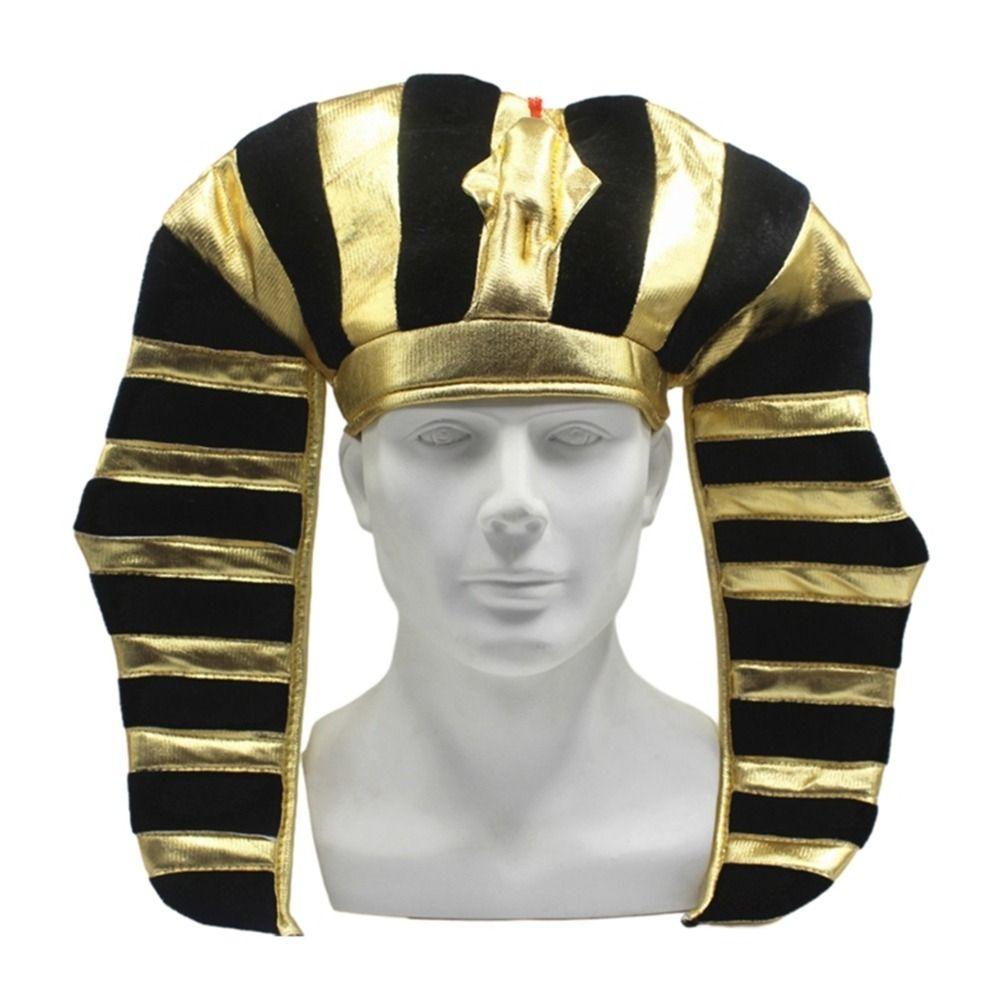 Headpiece Halloween Pharaoh Hat Snake Head Egyptian King Hat Creative Dressing Up Props