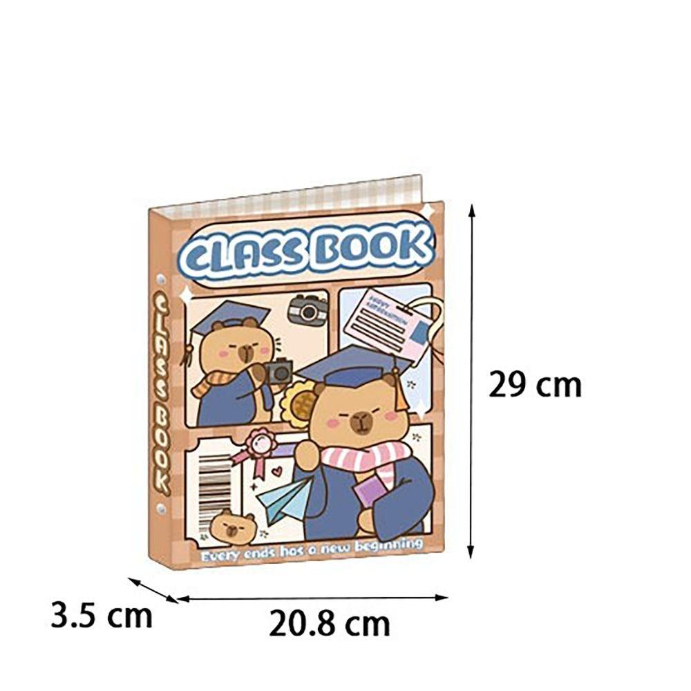 Thickened Paper Graduation Album Capybara Guest Book Creativity Alumni Book Students