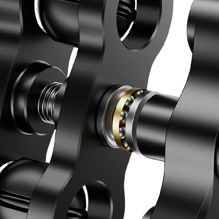 Double Ballheads Flexible Arm Clamp 1/4in Screw Mount for Camera Accessories Mount Aluminum Alloy Clamp