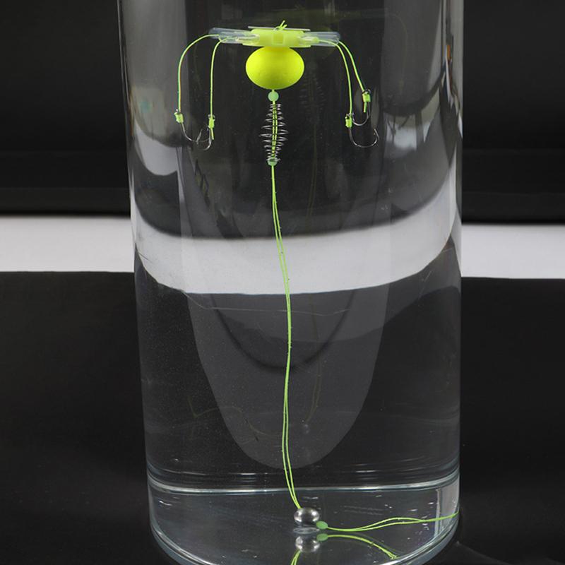 Est 1Pcs Hook Fishing Bait Cage Four Hook Carbon Steel Line Group Feeder Sinker Float Sharp Fishing Spring Bait Cage Tools