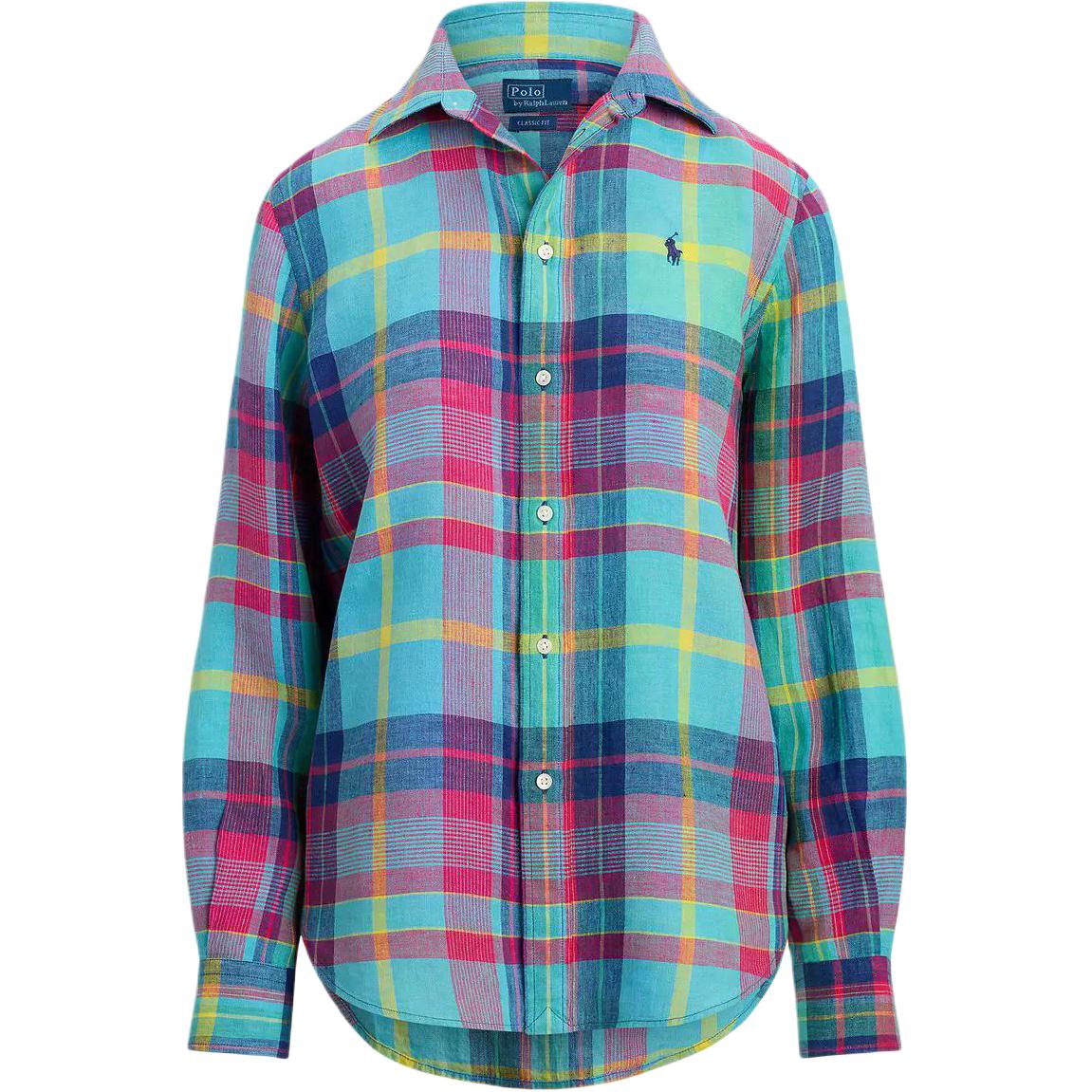 Polo Ralph Lauren Plaid Linen Long