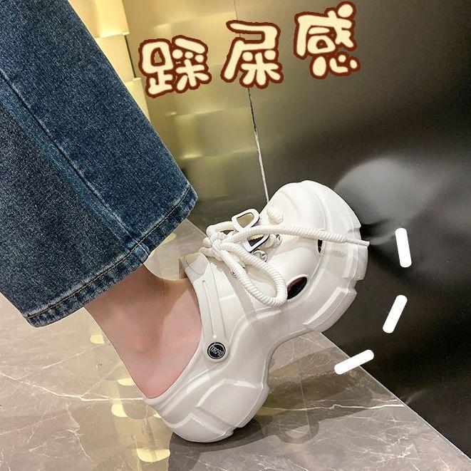 TUINANLE Women's Diy Clogs Slippers Woman Garden Shoes Beach Sandals Non Slip Summer High Quality Platform Slides Fashion