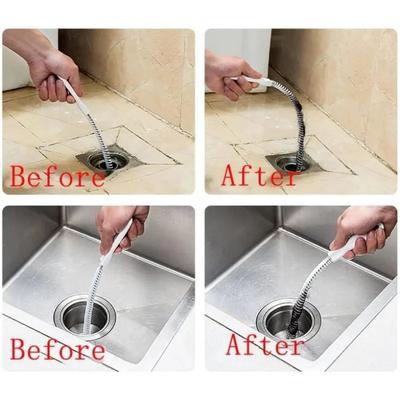 Maison Cuisine Cheveux Nettoyage Bouchon de Vidange Tuyau d'Eau Déboucheur Lavabo Bouchon de Vidange Outils de Débouchage vers Plongeur d'Égout
