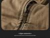 Men's Winter Fleece-Lined Bomber Jacket: High-End Fashion Outerwear for Cold Weather