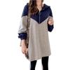 2019 Early Autumn Plus Size Women's Loose Mid-Length Thin Hooded Coat