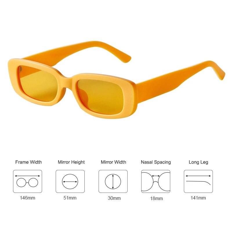 Kadın moda güneş gözlüğü Vintage marka tasarımcısı kare UV400 sürüş güneş gözlüğü kadınlar için Shades kadın gözlük