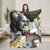Carl Jung Quote Blanket  Camping Flannel Throw Blanket For Home Decor Soft Design Quality Bedspread Gift