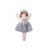 Handmade Knitted Angel Tree Ornament - Christmas Girl Doll Decoration