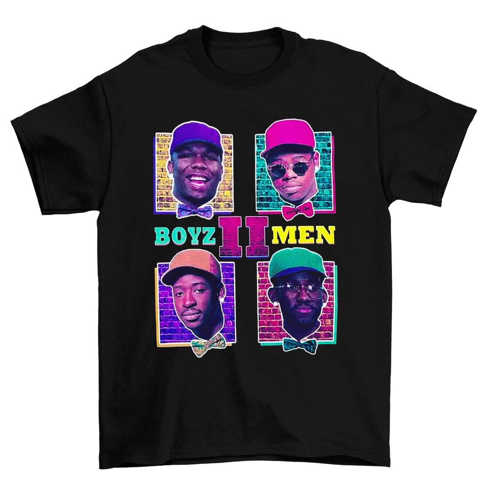 BOYZ II MEN Band Members Short Sleeve Cotton Black Unisex S-234XL T-Shirt Unisex T-Shirt S